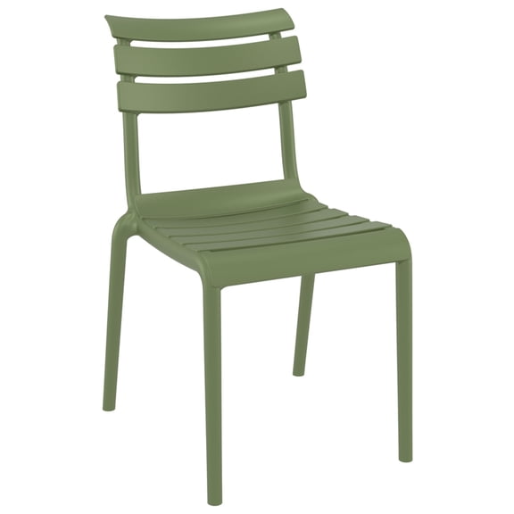 Compamia Helen Resin Outdoor Chair in Olive Green Finish