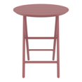 thumbnail image 1 of Compamia Helen Round Folding Bistro Table 24 inch Marsala, 1 of 5