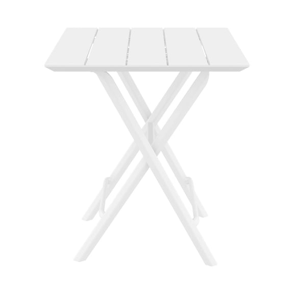 Compamia Helen Square Folding Bistro Table 24 inch White