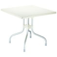 thumbnail image 1 of Luxury Commercial Living 31" Beige Folding Square Outdoor Patio Dining Table, 1 of 4
