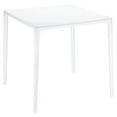thumbnail image 1 of Luxury Commercial Living 28" White Patio Square Stackable Dining Table, 1 of 8