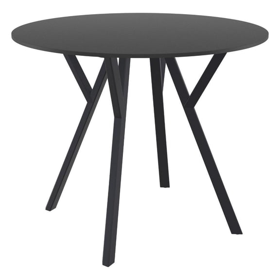 Compamia Max Round Table 35 inch Black