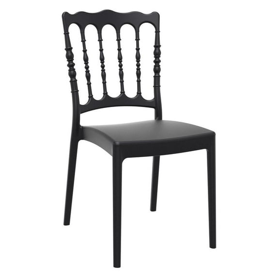Compamia Napoleon Patio Dining Chair in Black