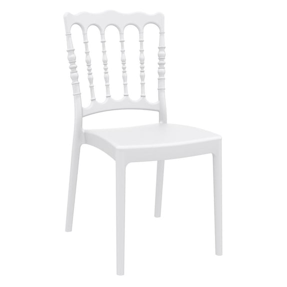 Compamia Napoleon Patio Dining Chair in White
