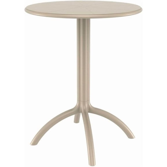 Compamia Octopus Round Patio Bistro Table, Commercial Grade
