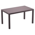 thumbnail image 1 of Compamia Orlando 55" Wickerlook Patio Dining Table in Brown, 1 of 6