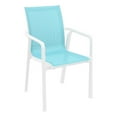 thumbnail image 1 of Compamia Pacific 11 Piece Dining set with Extension Table and Arm Chairs in Teal, 1 of 5