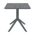 thumbnail image 1 of Compamia Paris Square Table 27 inch Dark Gray, 1 of 4