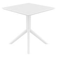 thumbnail image 1 of Compamia Paris Square Table 27 inch White, 1 of 4