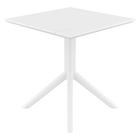 Compamia Paris Square Table 27 inch White