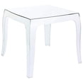 thumbnail image 1 of Compamia Queen Polycarbonate Patio Side Table in Transparent Clear, 1 of 6