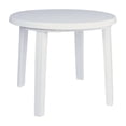 thumbnail image 1 of Compamia Ronda 36" Round Resin Outdoor Patio Dining Table in White, 1 of 7