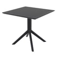 thumbnail image 1 of Compamia Sky 32" Square Patio Bistro Table in Black, 1 of 8