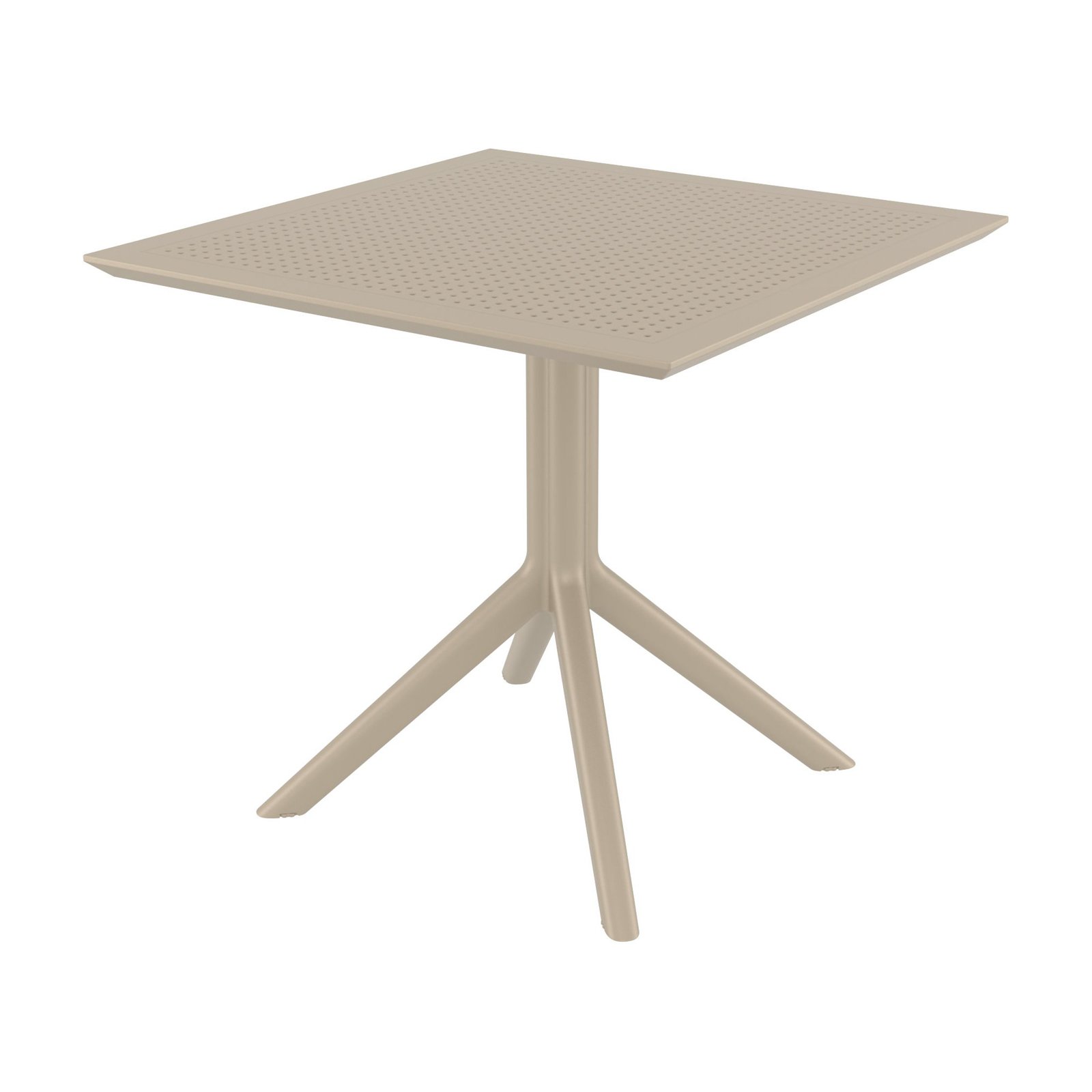 Compamia Sky 32" Square Patio Bistro Table in Taupe - image 1 of 8