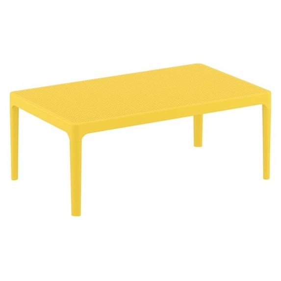 Compamia Sky Patio Coffee Table in Yellow