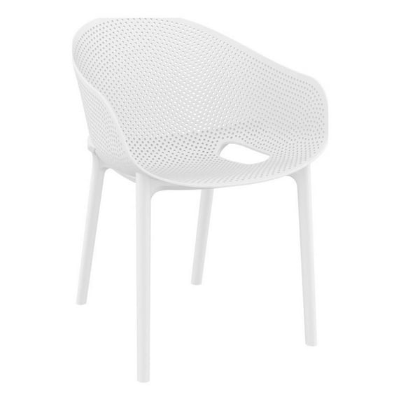 Compamia Sky Pro 11 Piece Extendable Dining Set White-White