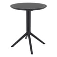 thumbnail image 1 of Compamia Sky Round Folding Table 24 inch in Black finish, 1 of 8