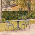 thumbnail image 1 of Compamia Sunset Patio Dining Set with 2 Chairs Dark Gray, 1 of 3