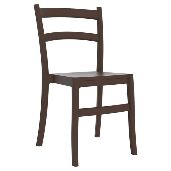 Compamia Tiffany Patio Dining Chair in Brown