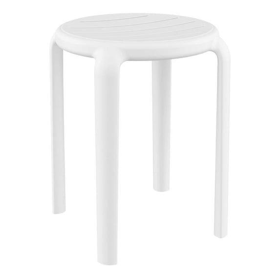 Compamia Tom Resin Dining Stool in White finish