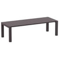 thumbnail image 1 of Compamia Vegas 118" Extendable Patio Dining Table in Brown, 1 of 8