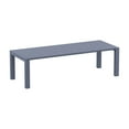 thumbnail image 1 of Compamia Vegas 118" Extendable Patio Dining Table in Dark Gray, 1 of 11