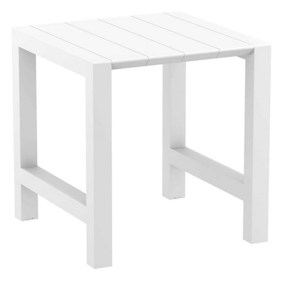 Compamia Vegas 39 inch to 55 inch Extendable Bar Table White