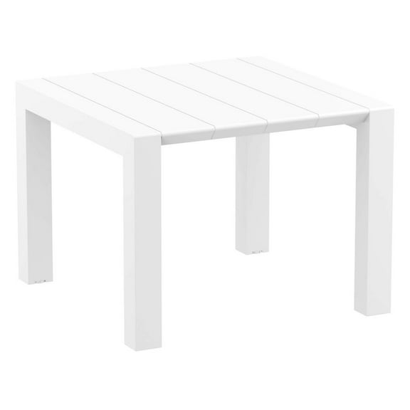 Compamia Vegas 55" Extendable Patio Dining Table in White