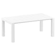 thumbnail image 1 of Compamia Vegas 86" Extendable Patio Dining Table in White, 1 of 16