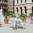 thumbnail image 1 of Compamia Victor Patio Dining Set with 4 Chairs in White, 1 of 3