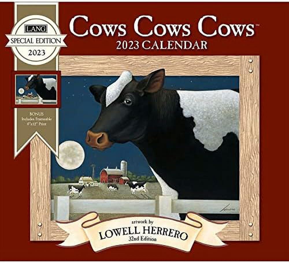 Companies, Cows Cows Cows Special Edition 2023 Calendar
