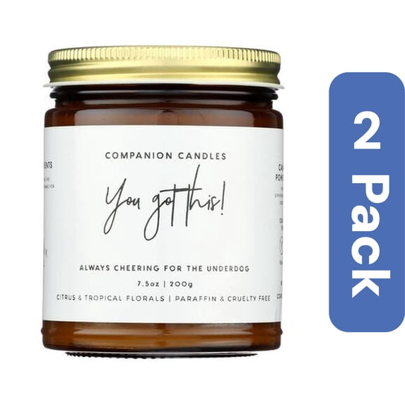 Companion Candles Candle Jar You Got This 7.5 oz (Pack Of 2)