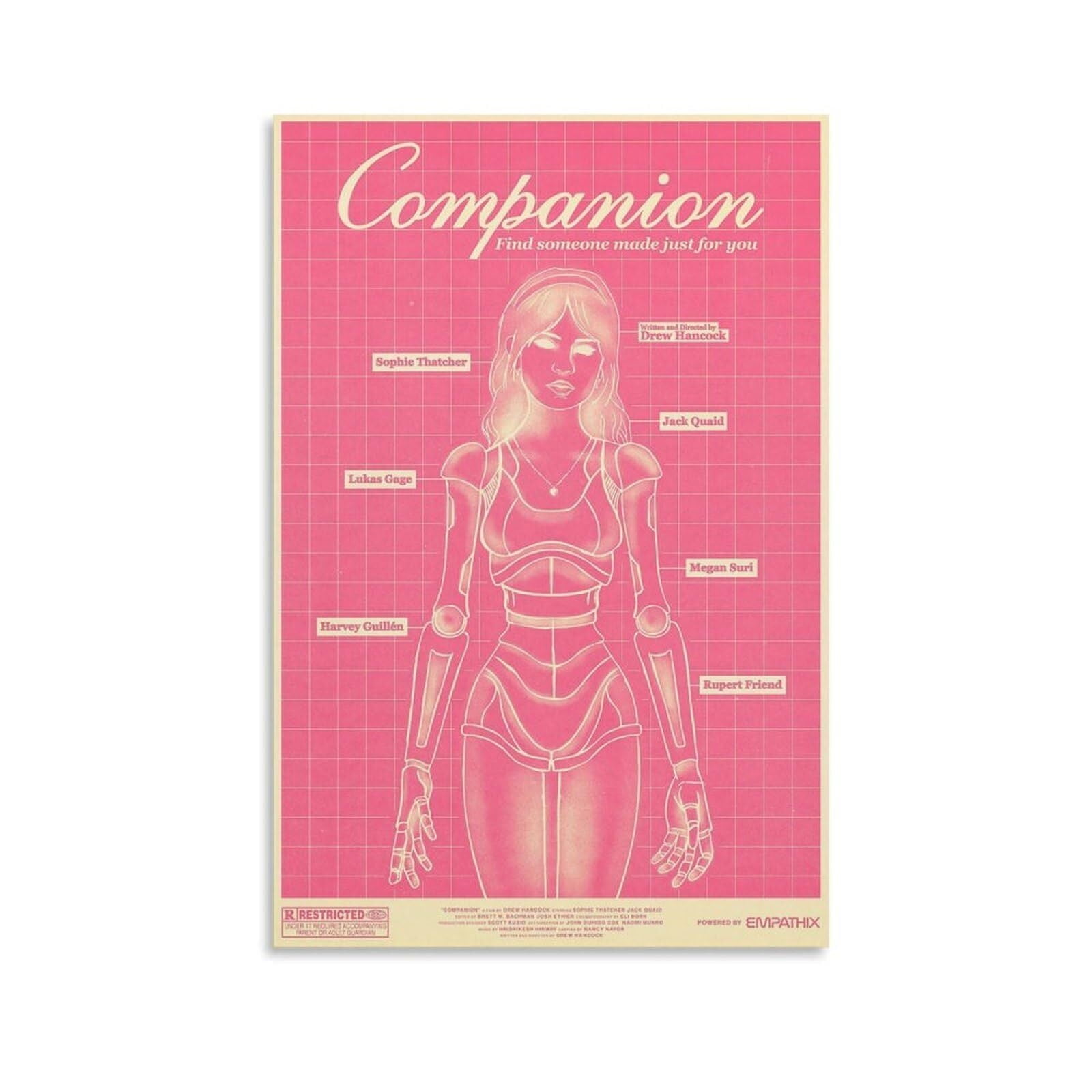 Companion Movie Poster Picture Print Canvas Poster Wall Paint Art ...