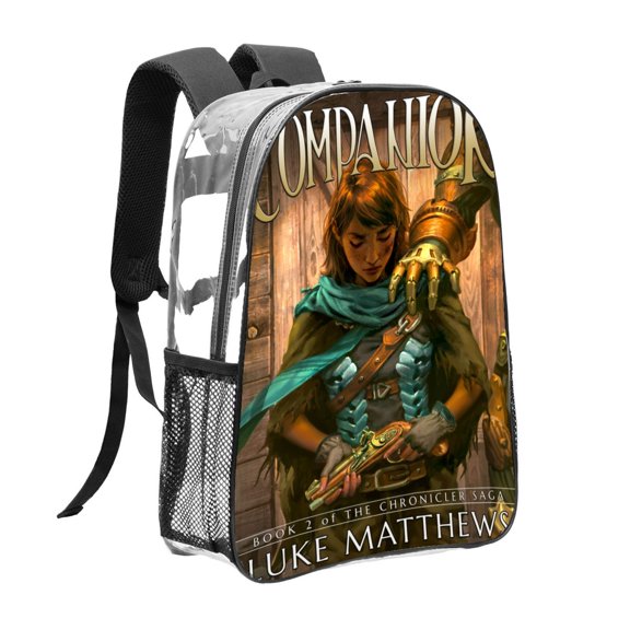 Companion Pattern Transparent Backpack Lightweight And fashionable Showcasing Personality And Leading The Trend