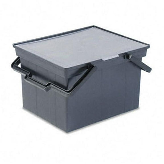 Companion Portable File  Legal/Letter  Plastic  18 x 15 x 11  Black