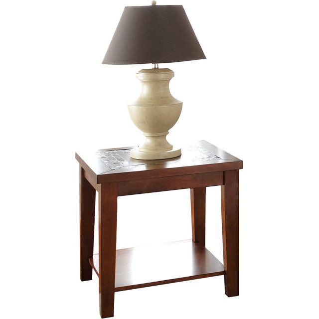 Company Davenport Chairside End Contemporary Style Hardwood Solids