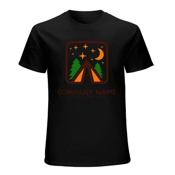 Company Name Men’s Graphic T-shirt Vintage Short Sleeve Sport Tee Black 5XL