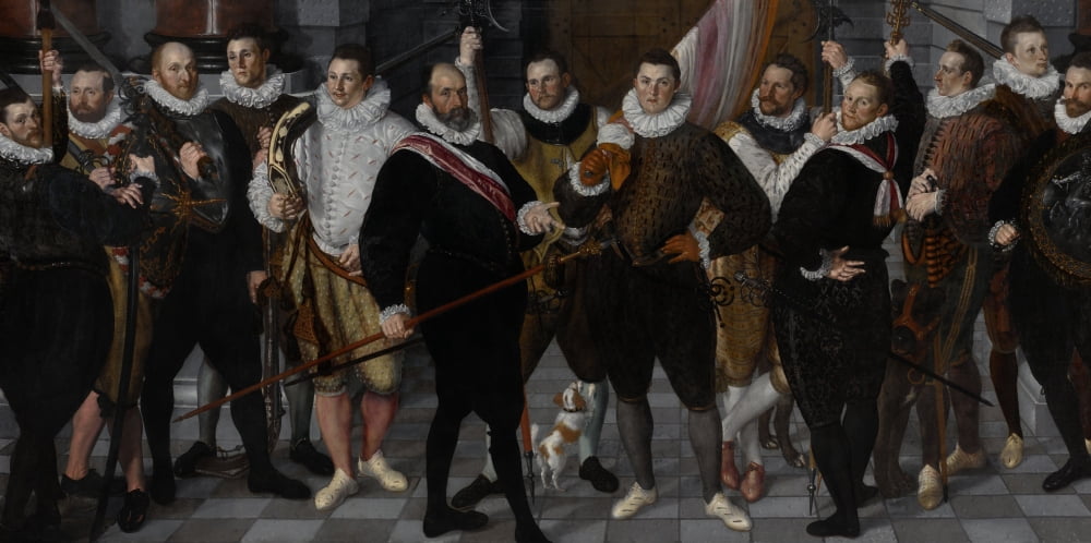 Company Of Captain Dirck Rosecrans And Lieutenant Pauw Canvas Art - (36 x 24)