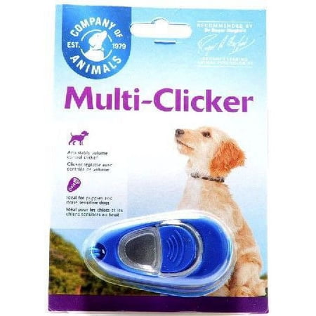 Company of Animals Clix Multi-Clicker Dog, Whistles Silent & Other 1 Clicker