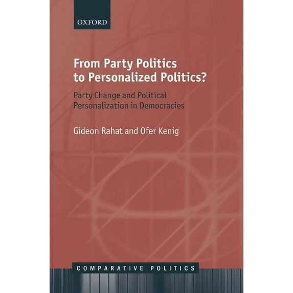 Comparative Politics From Party Politics to Personalized Politics?: Party Change and Political Personalization in Democracies, (Hardcover)