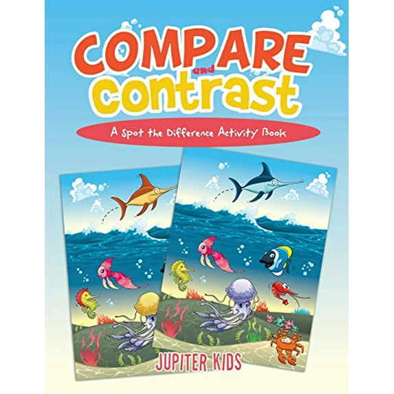 Pre-Owned Compare and Contrast: A Spot the Difference Activity Book Paperback