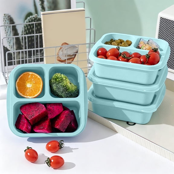 Compartment Dry Fruit Dishs Dims Sum Dividing Dishs Candy Bento Box Food Preservation Lunch Box Dive Compartment Dividing Box