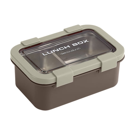 Compartment Lunch Box, Stainless Steel Insulation Bento Container with Rice Divider, Temperature Lightweight, Portable Meal Prep Container, Leakproof