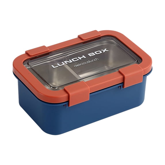 Compartment Lunch Box, Stainless Steel Insulation Bento Container with Rice Divider, Temperature Lightweight, Portable Meal Prep Container, Leakproof