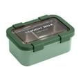 thumbnail image 1 of Compartment Lunch Box, Stainless Steel Insulation Bento Container with Rice Divider, Temperature Lightweight, Portable Meal Prep Container, Leakproof, 1 of 6