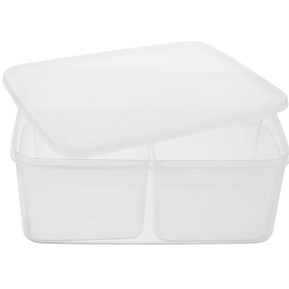 Compartment Sealing Box,Food Storag Container,1Set Fridge Storage Organizer Box,HXRH Compartment Kitchen Condiment Holder for Vegetables Meat Meal Prep
