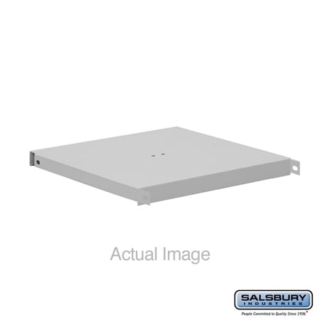 Compartment Shelf - for 12 Inch Deep Metal Locker - Gray