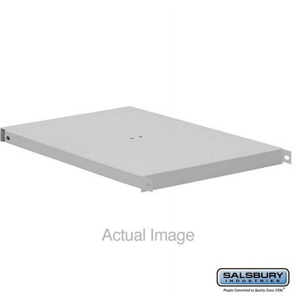 Compartment Shelf - for 12 Inches Wide - 18 Inch Deep Metal Locker - Gray