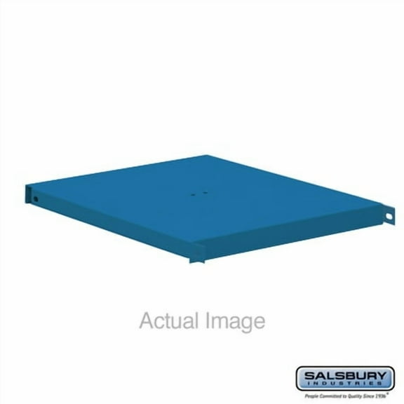 Compartment Shelf - for 15 Inch Deep Metal Locker - Blue