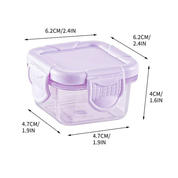 Compartment Storage Box for Baby Food with Sealed Lid, Multi-Functional Design for Freshness, Portable Food Storage Bags for Travel and Home Use